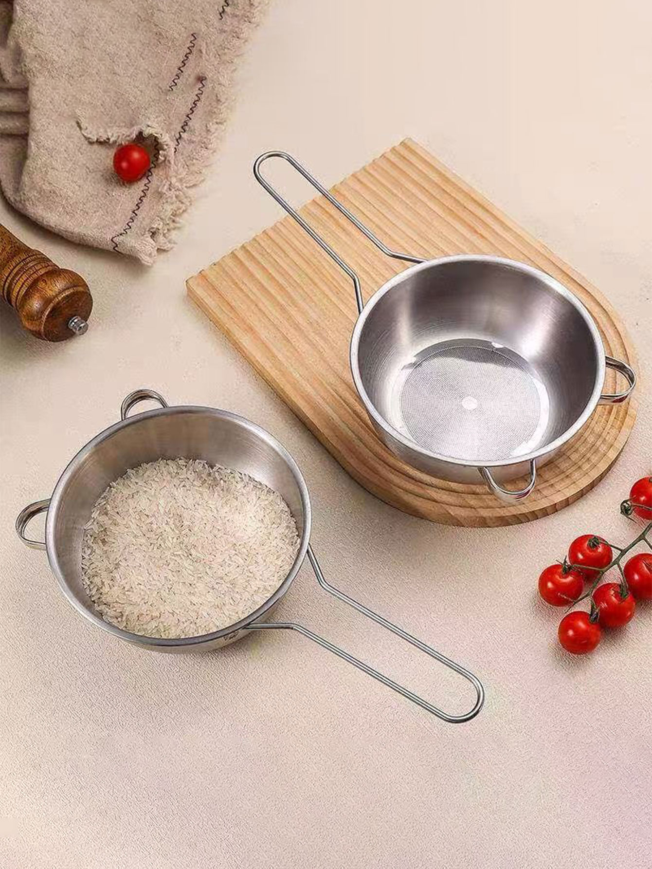 Kitchen Gadgets That Are Useful - سلة غسيل الأرز للاستخدام المنزلي، منخل