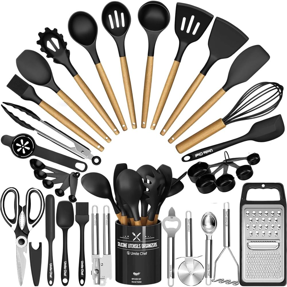 Kitchen Gadgets For Cooking - مجموعة أدوات المطبخ - 34 قطعة