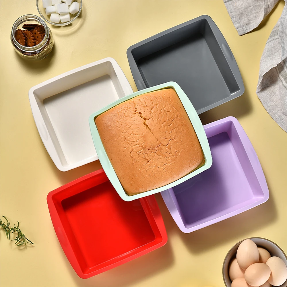 Kitchen Gadgets Wholesale - قالب سيليكون مربع الشكل سهل التحرير