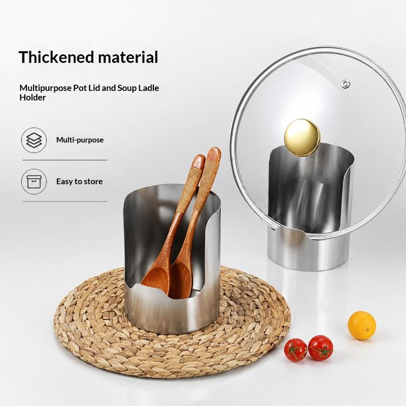 Kitchen Gadgets Products - حامل أدوات طهي من الستانلس ستيل