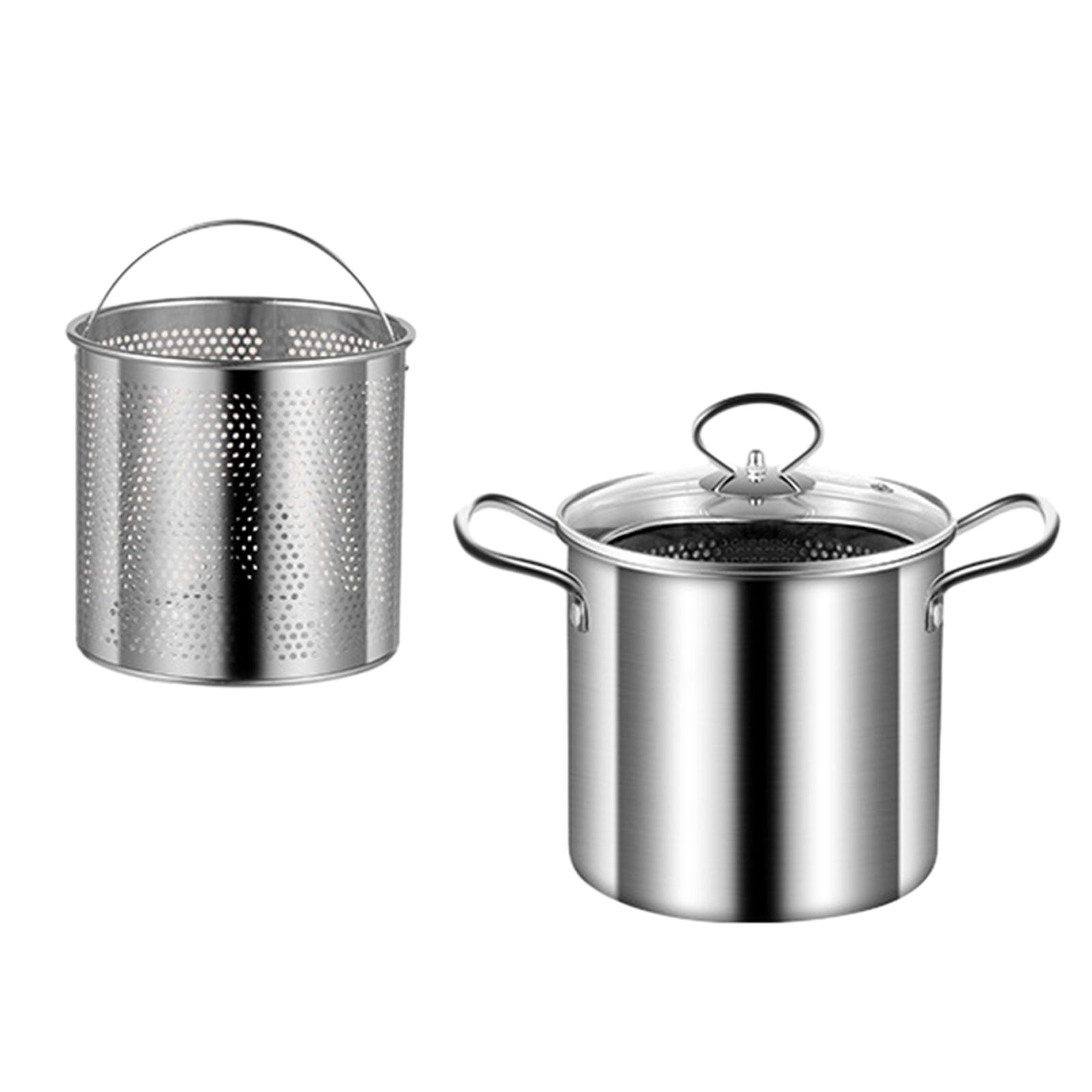 Kitchen Room Gadgets - وعاء القلي العميق سلة القلي مع