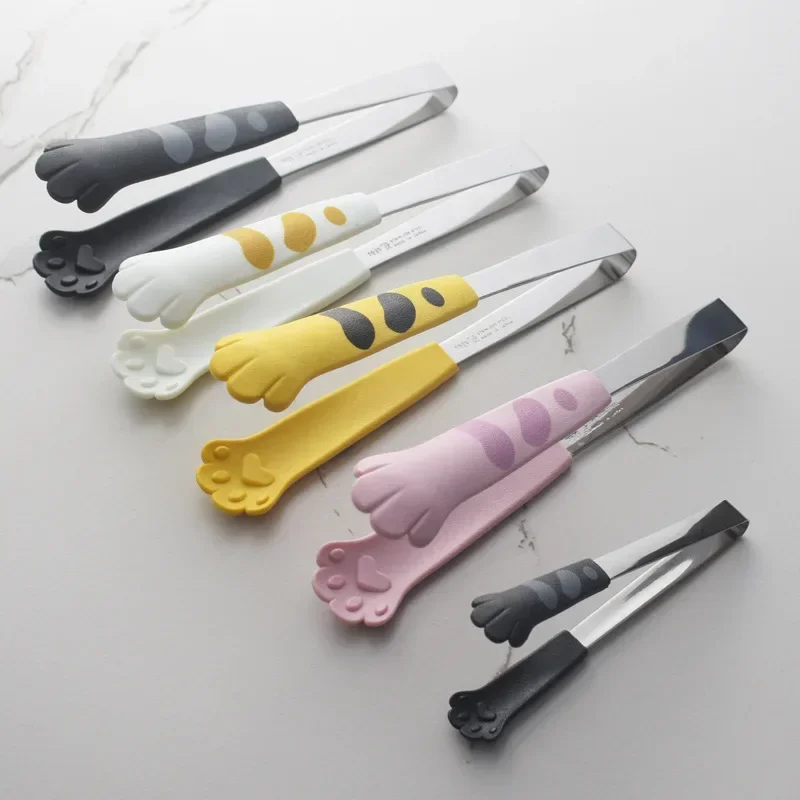 Kitchen Gadgets New 2025 - القط باو شكل ملقط طعام لطيف