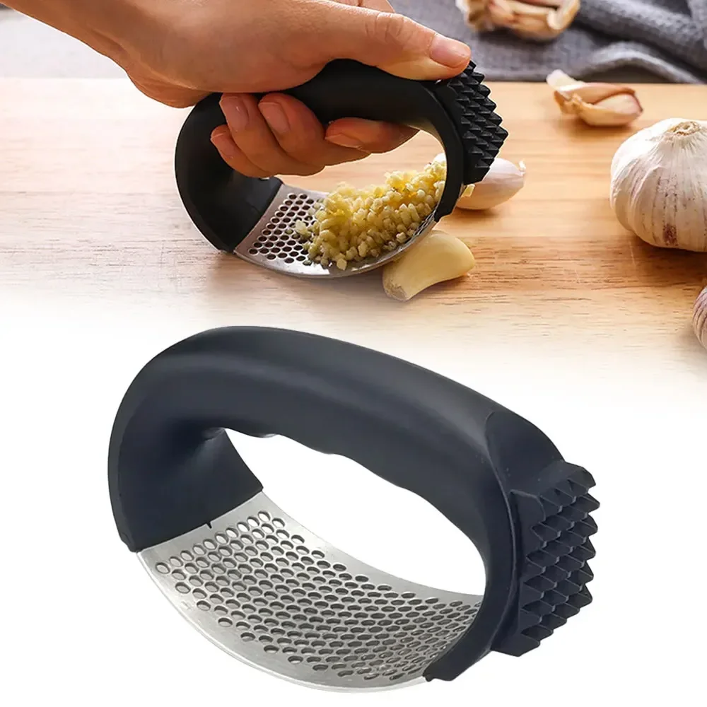 Kitchen Gadgets For Cooking - مفرمة ثوم يدوية متينة من الفولاذ
