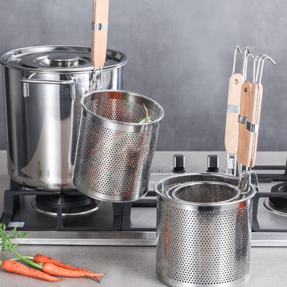 Kitchen Gadgets Pasta - قمع من الفولاذ المقاوم للصدأ السميك