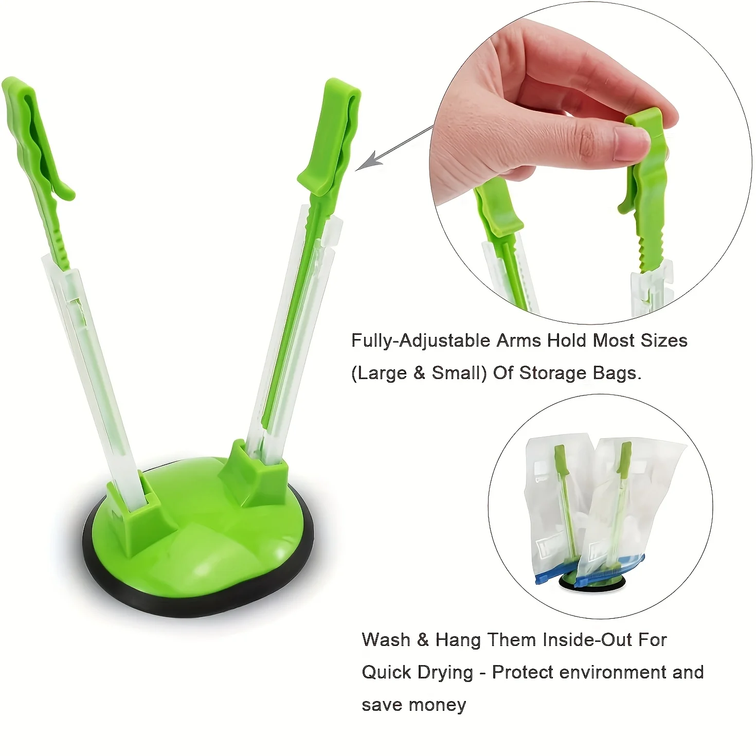 حامل حقيبة بسحاب من البلاستيك  - مراجعة Kitchen Hand Gadgets وسعره