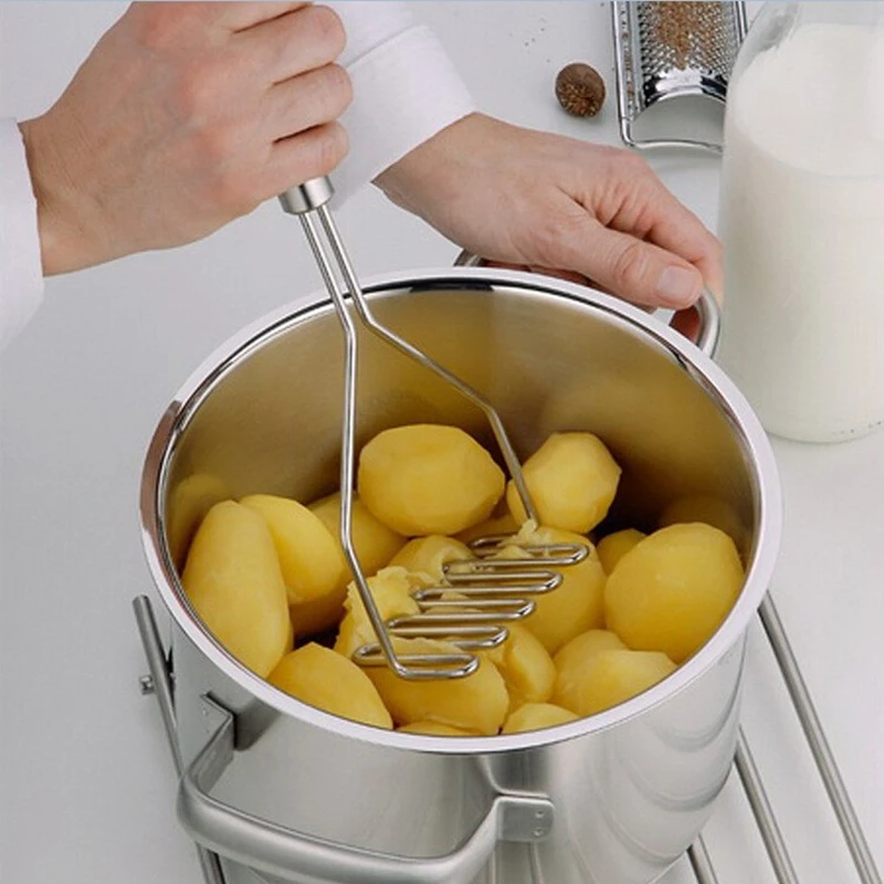 هراسة البطاطس اليدوية للبطاطس  - مراجعة Kitchen Hand Gadgets وسعره