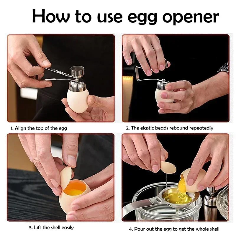 فتاحة بيض من الفولاذ المقاوم ل - مراجعة Quirky Kitchen Gadgets وسعره