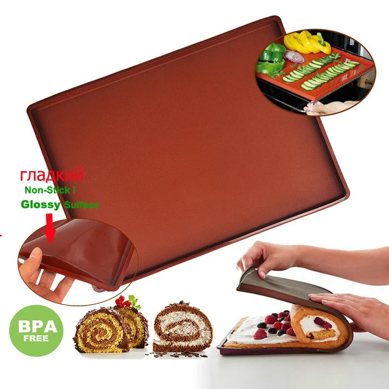 سيليكون الخبز حصيرة كعكة لفة ا - مراجعة Kitchen Gadget Amazon وسعره