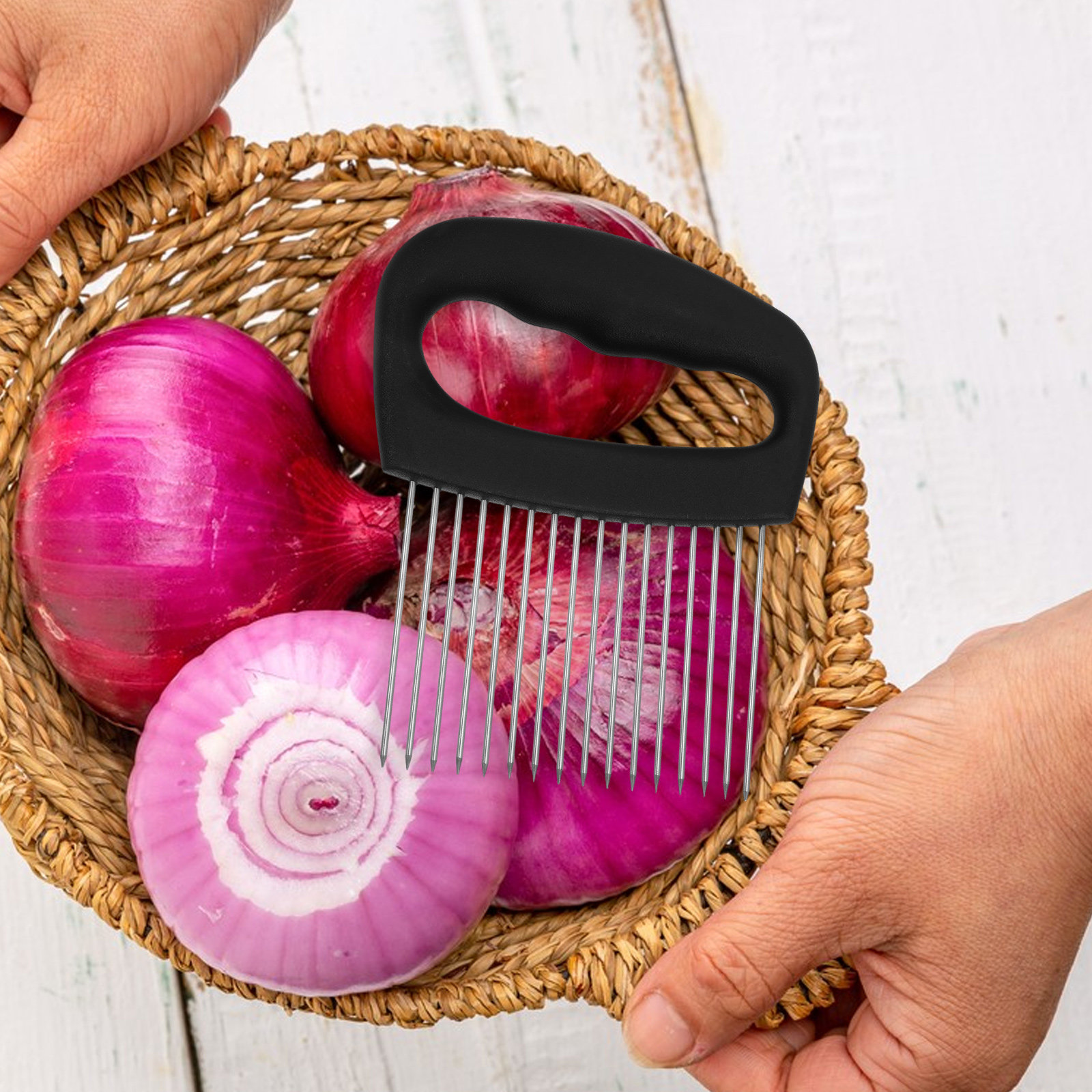 حامل بصل من الفولاذ المقاوم لل - مراجعة Avocado Slicer Tool وسعره