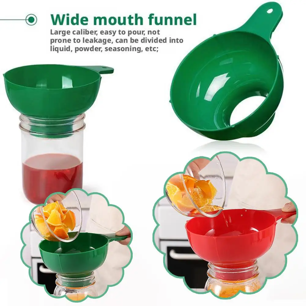 قمع بلاستيكي جديد معلب واسع ال - مراجعة Kitchen Gadgets New وسعره