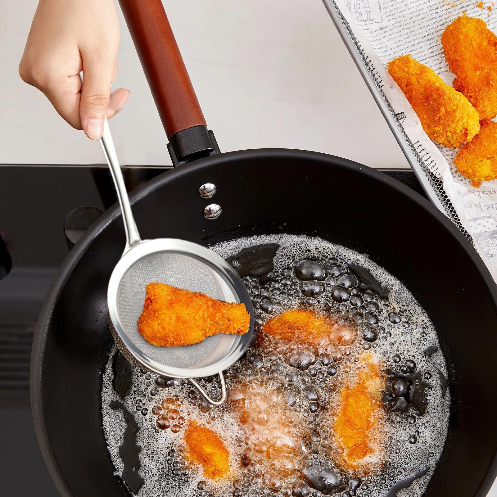 مصفاة شبكية مع مقبض غربال ملعق - مراجعة Kitchen Gadgets Pasta وسعره