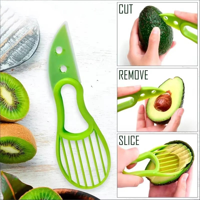 1/2/3 قطع، أداة متعددة الاستخد - مراجعة Avocado Slicer Tool وسعره