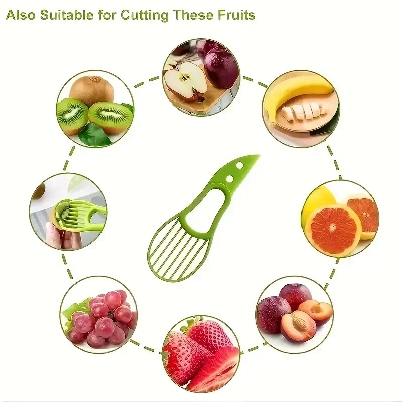 1/2/3 قطع، أداة متعددة الاستخد - مراجعة Avocado Slicer Tool وسعره