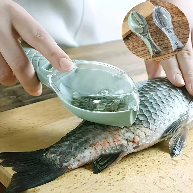 فرشاة إزالة قشور السمك السريعة - مراجعة Kitchen Gadgets Helpful وسعره
