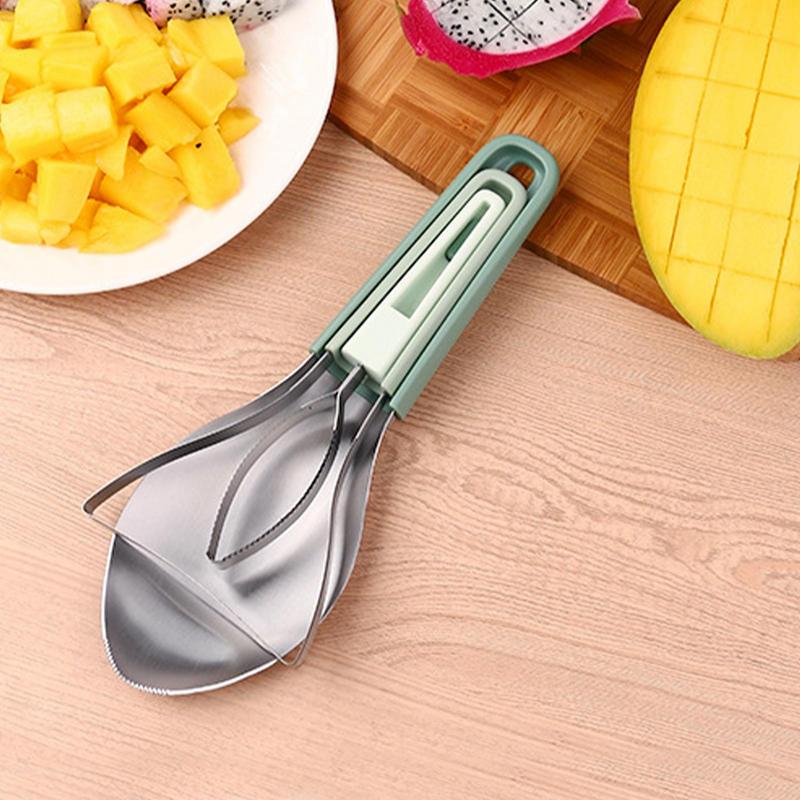 3in1 تقشير المانجو قطع سكين ال - مراجعة Avocado Slicer Tool وسعره