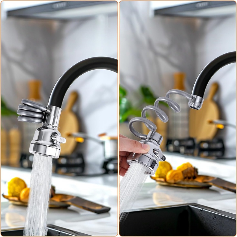 جديد 3 طرق بالوعة صنبور تمديد  - مراجعة Quirky Kitchen Gadgets وسعره