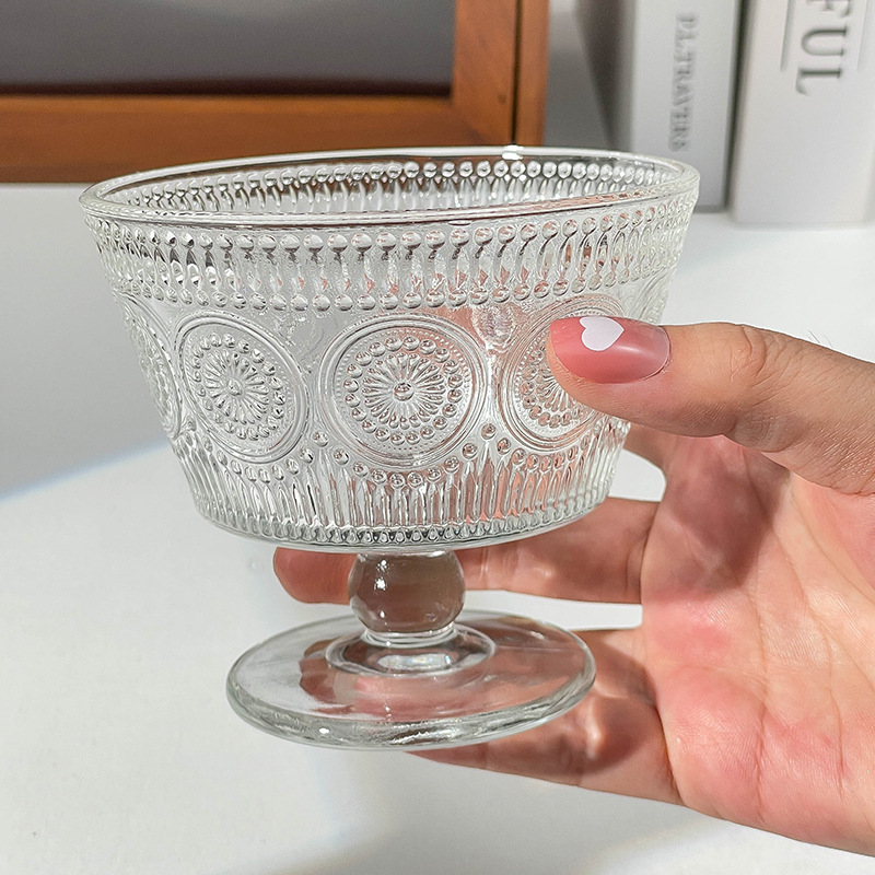 خمر الإغاثة زهرة كوب زجاجي الم - مراجعة Kitchen Gadgets Vintage وسعره