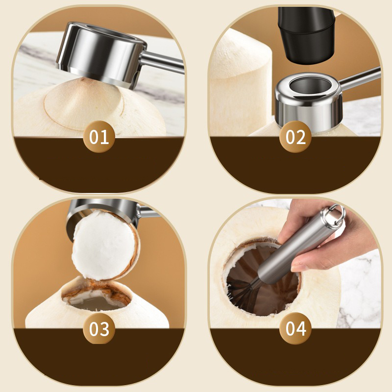 أدوات فتاحة جوز الهند الإبداعي - مراجعة Kitchen Hand Gadgets وسعره
