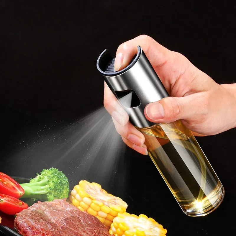 بخاخ زيت زجاجي للطبخ رذاذ الزي - مراجعة Quirky Kitchen Gadgets وسعره