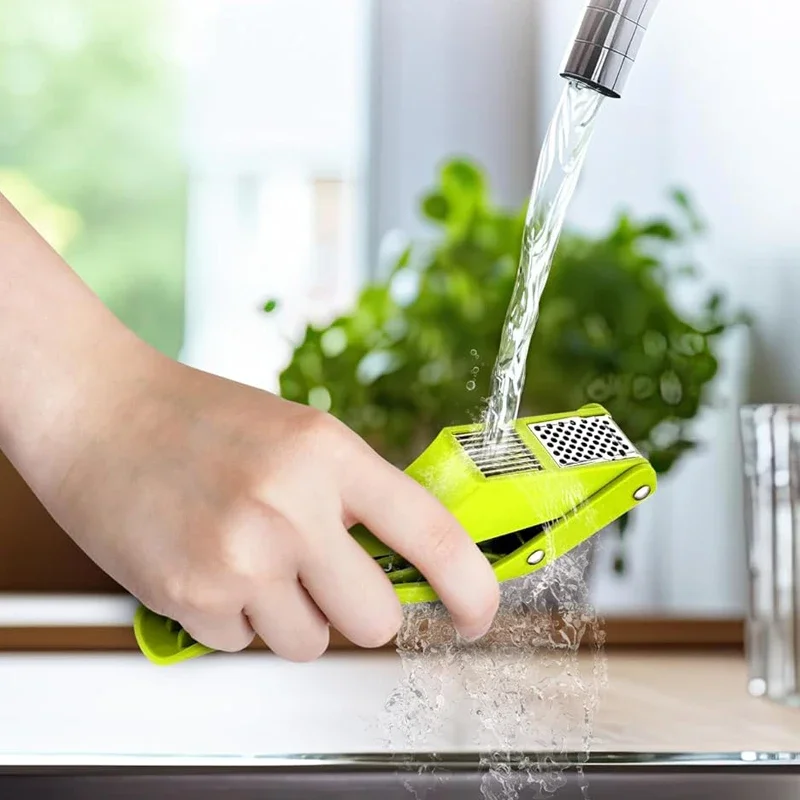 2 في 1 آلة تقطيع الثوم والقطاع - مراجعة Kitchen Gadgets New وسعره