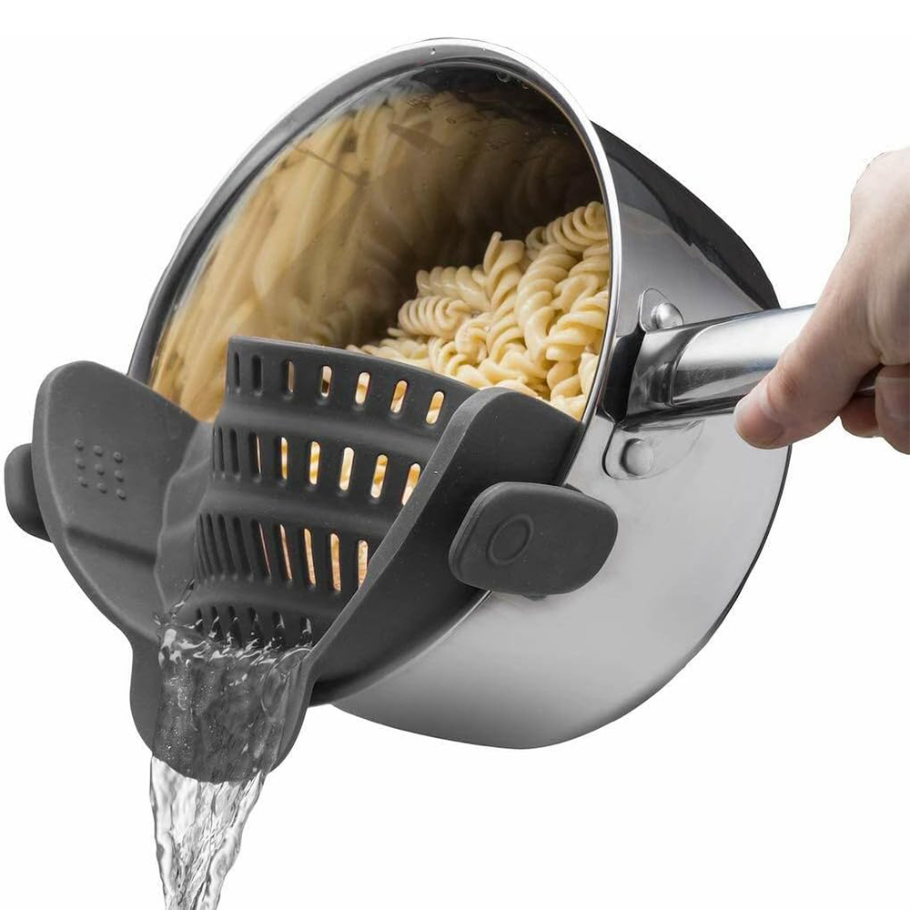 مصفاة مطبخ من السيليكون قابلة  - مراجعة Kitchen Gadgets Pasta وسعره