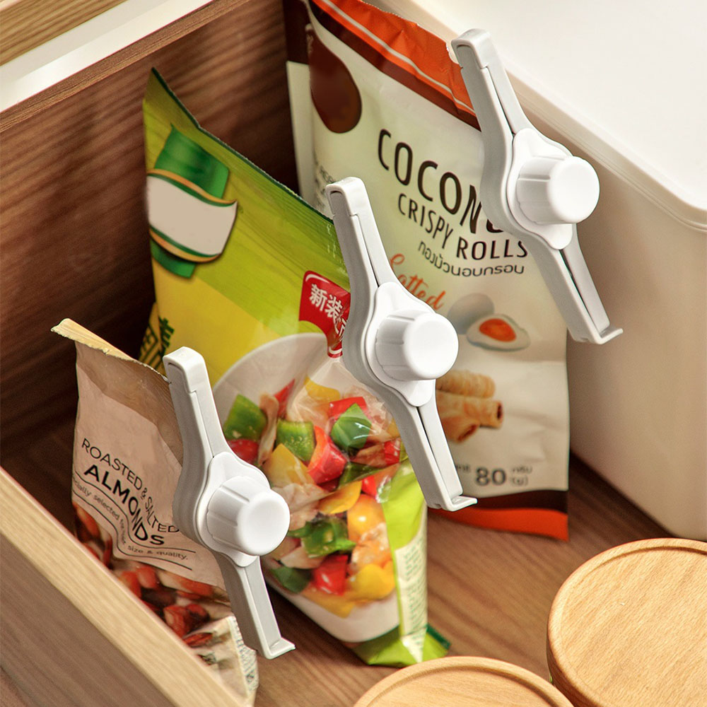 مشابك عزل أكياس الطعام مع فوها - مراجعة Kitchen Gadgets New وسعره
