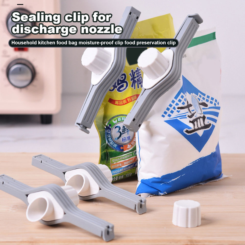 مشابك عزل أكياس الطعام مع فوها - مراجعة Kitchen Gadgets New وسعره